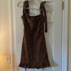 Leopard Print Women's Dress